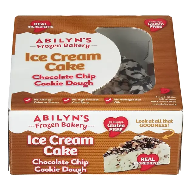 Ice Cream Cake, Chocolate Chip Cookie Dough