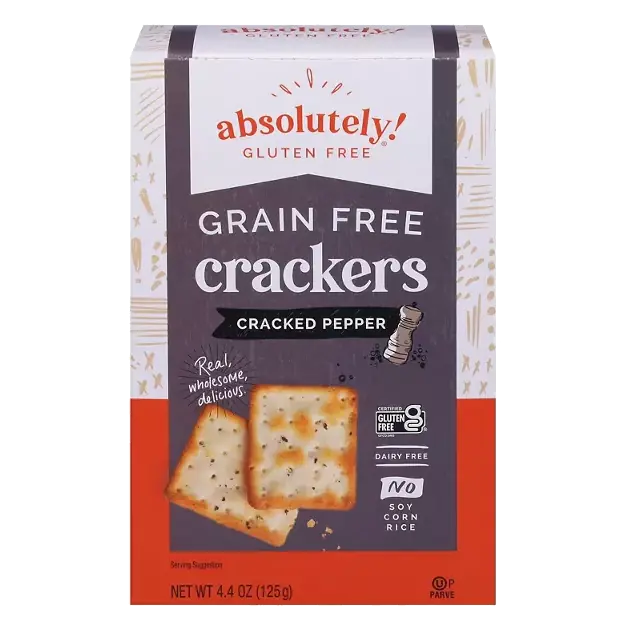 Crackers, Grain Free, Cracked Pepper
