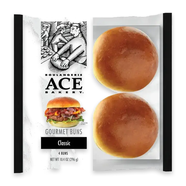 Classic Gourmet Burger Bun, 10.4 oz, 4 Count
