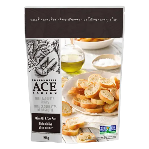 Mini Baguette Crisps Olive Oil & Sea Salt 180 g