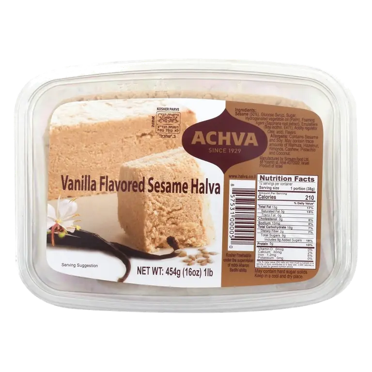 Vanilla Flavored Sesame Halva