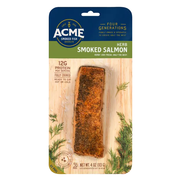 Fully Cooked Herb Smoked Salmon