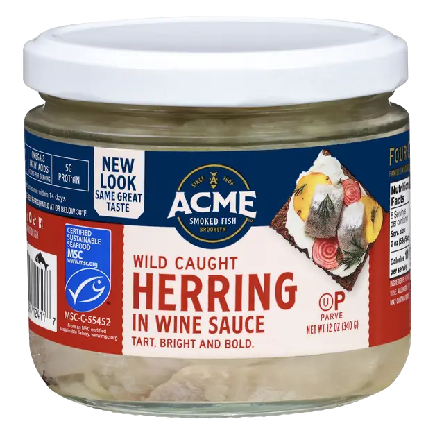 Wild Caught Herring in Wine Sauce Refrigerated