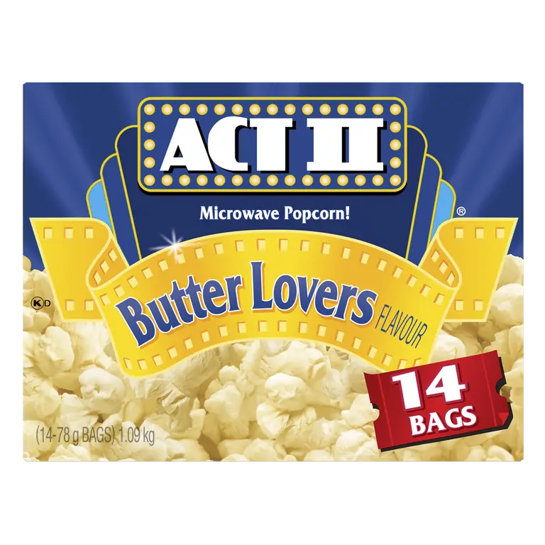 Popcorn Butter Lovers 1.092 kg