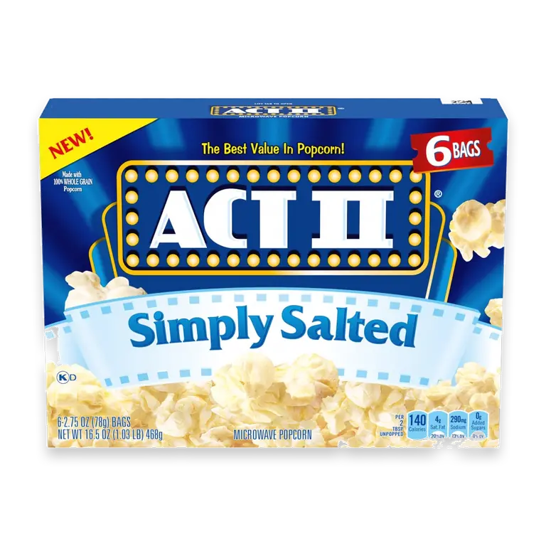 Simply Salted Microwave Popcorn