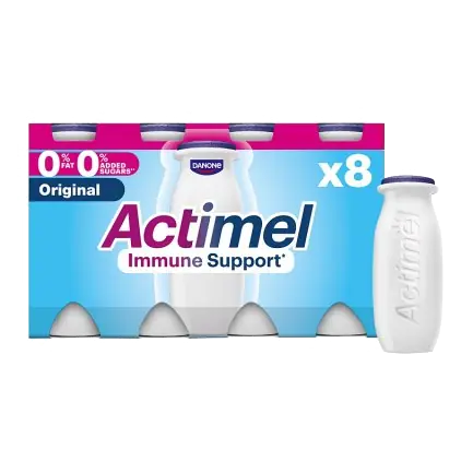 Immunity 0% Added Sugar Fat Free Live Yogurt Drinks