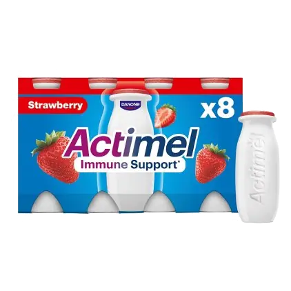 Immunity Strawberry Flavour Live Yogurt Drinks