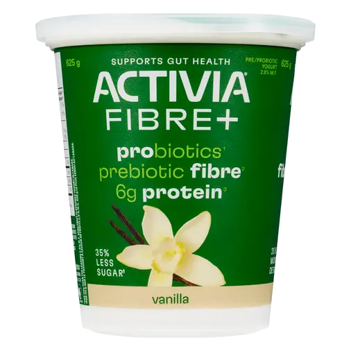Yogurt Fiber+ Probiotics Prebiotic Fibre Vanilla 625 g
