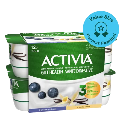 2.2% Probiotic Yogurt Blueberry Vanilla 12 x 100 g