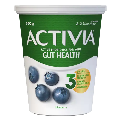 2.2% Yogurt With Probiotics Blueberry 650 g