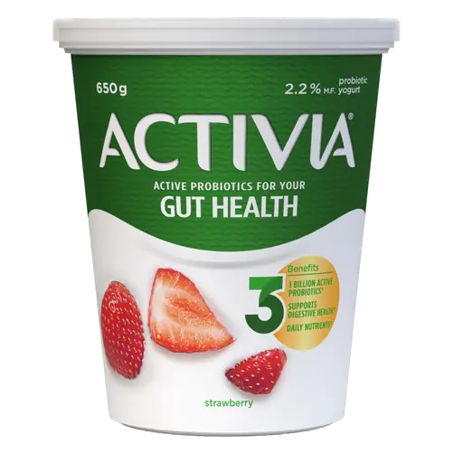 2.2% Yogurt With Probiotics Strawberry Flavour 650 g