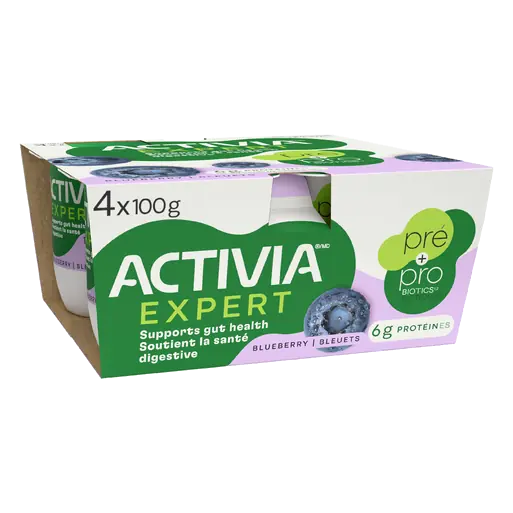 Expert Yogurt Pre & Probiotics Blueberry 4 x 100 g