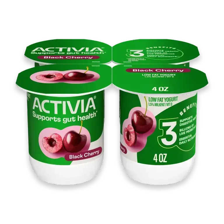 Black Cherry Probiotic Low Fat Yogurt Cups