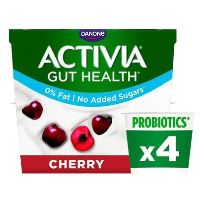 Cherry No Added Sugar Gut Health Yogurt Multipack