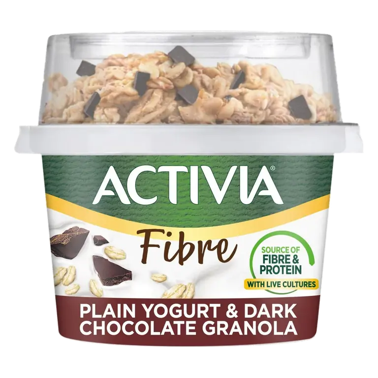 Chocolate & Granola Gut Health Yoghurt Breakfast Pot with Spoon 165g