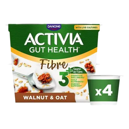 Fibre Walnut & Oat Gut Health Yogurt Multipack