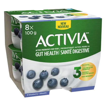 Probiotic Yogurt Blueberry 8 x 100 g