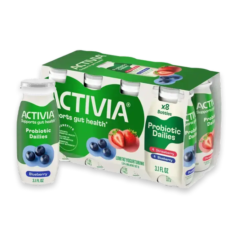 Strawberry & Blueberry Probiotic Low Fat Yogurt Drinks