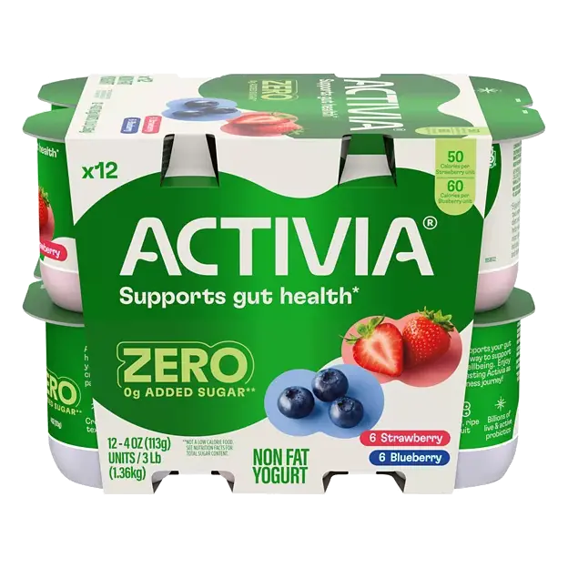 Strawberry & Blueberry Probiotic Nonfat Yogurt