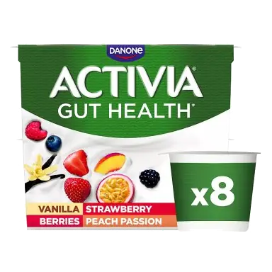 Strawberry & Mixed Fruit Low Fat Gut Health Yoghurt Multipack