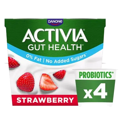 Strawberry No Added Sugar Gut Health Yogurt Multipack