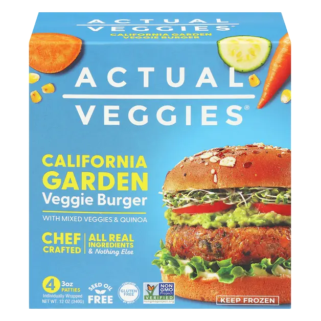 California Garden Veggie Burger with Quinoa - 4 ct Frozen