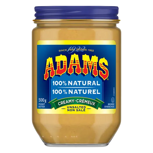 Creamy Natural Unsalted Peanut Butter 500 g