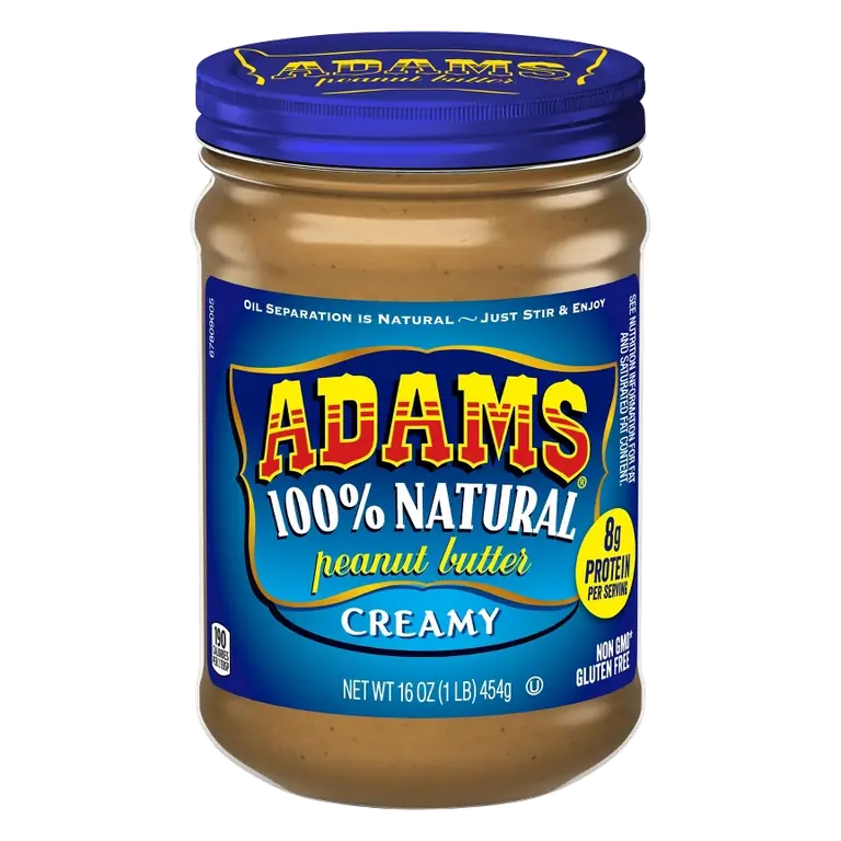 Adams Natural Creamy Peanut Butter, 16oz