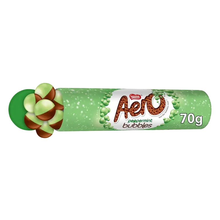 Bubbles Peppermint Chocolate Giant Tube 70g