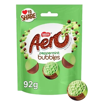 Bubbles Peppermint Mint Chocolate Sharing Bag