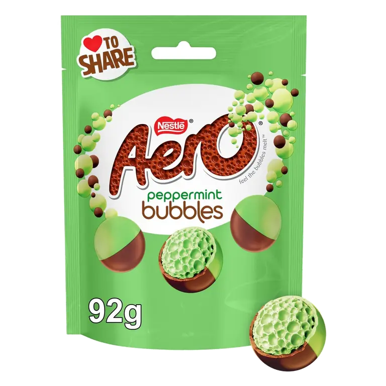 Bubbles Peppermint Mint Chocolate Sharing Pouch