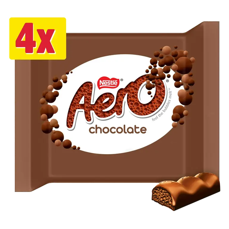 Bubbly Milk Chocolate Bar Multipack Multipack x4 27g