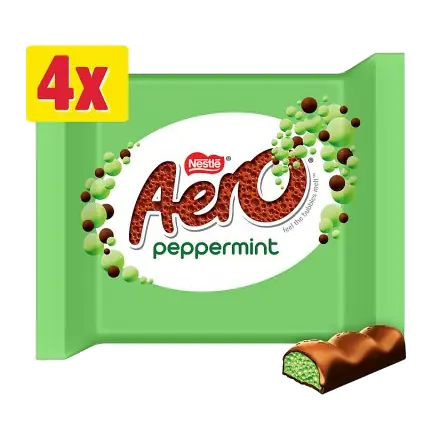 Bubbly Peppermint Mint Chocolate Bar Multipack