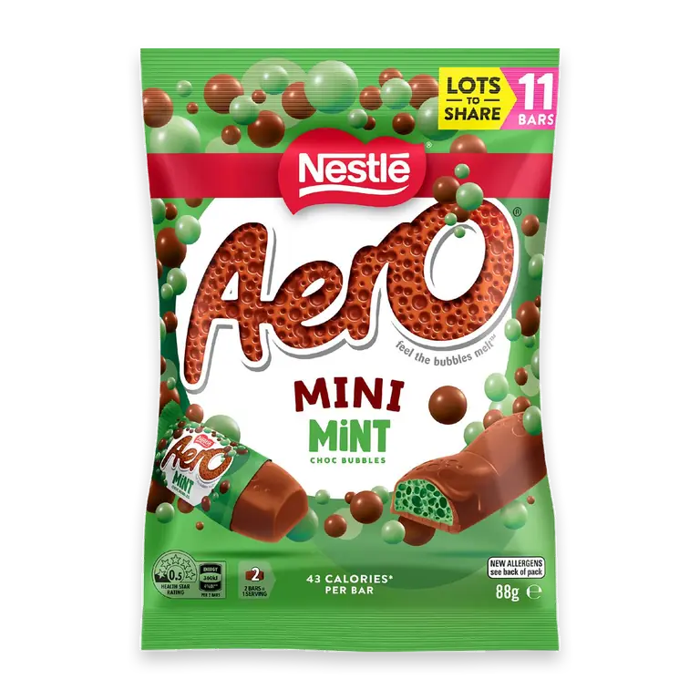 Mini Mint Choc Bars