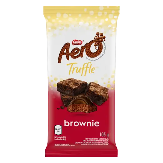 Nestlé Aero Chocolate Truffle Bar Brownie 105 g