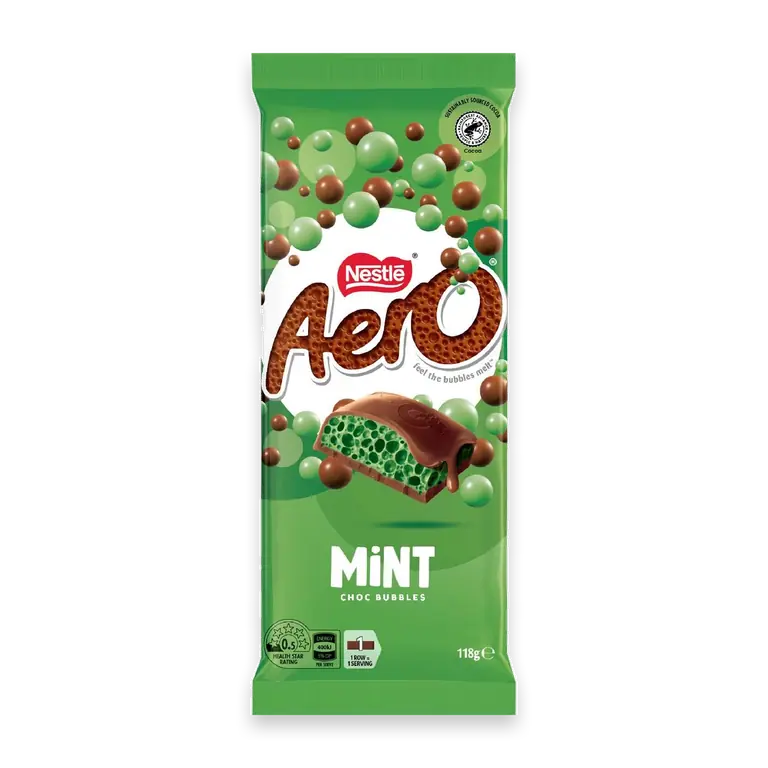 Peppermint Milk Chocolate Block