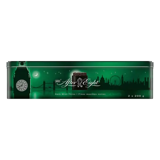 Holiday Gift Tin Dark Mint Thins 400 g