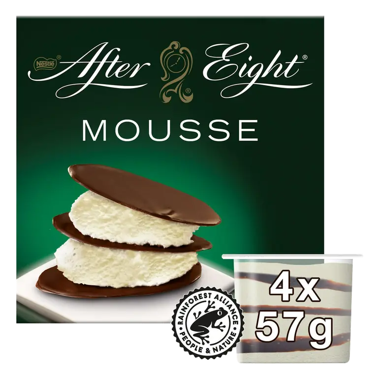Chocolate Peppermint Flavoured Mousse 4X57g