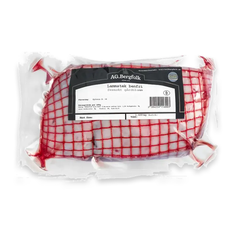 Lammstek Benfri 1000g
