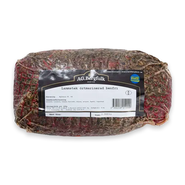 Lammstek benfri örtkryddad ca 1kg