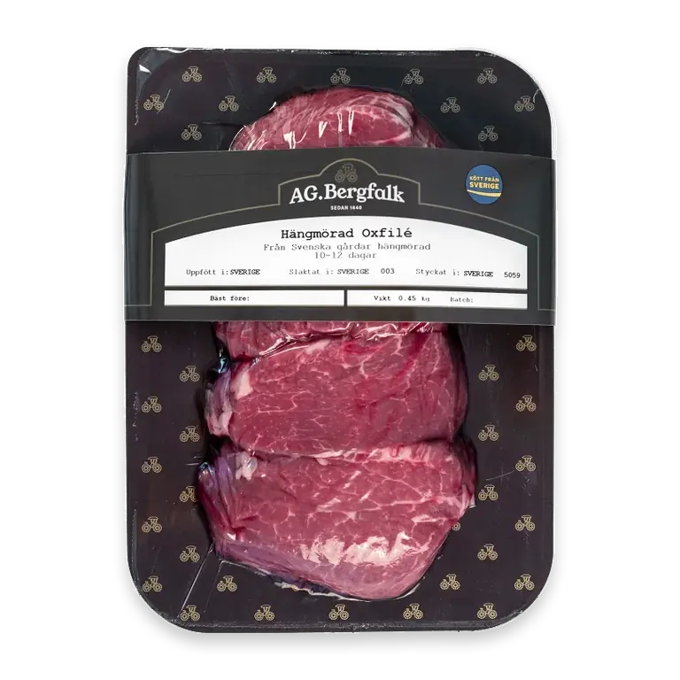 Oxfilé Färsk Skivad Hängmörad ca 500g