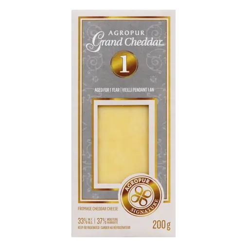 Agropur 33% Grand Cheddar Cheese 1 Year-Old 200 g