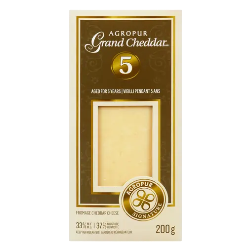 Agropur 33% Grand Cheddar Cheese 5 Years Old 200 g
