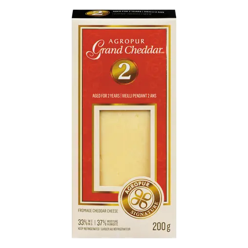 Agropur Grand Cheddar 2 Years-Old Cheese 200 g