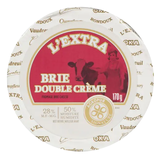 L'Extra Double Cream Brie Cheese 170 g