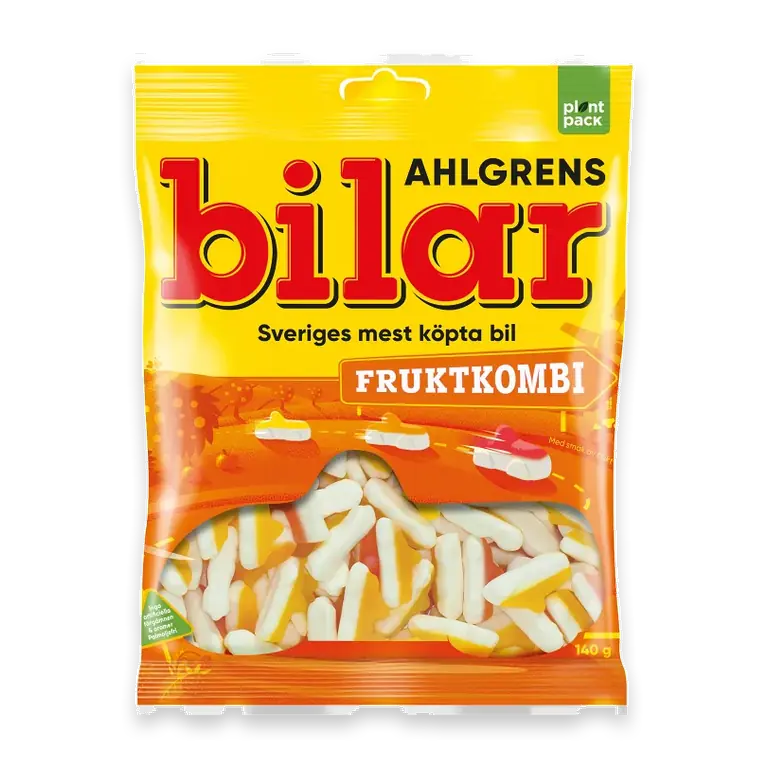 Bilar Fruktkombi 140g