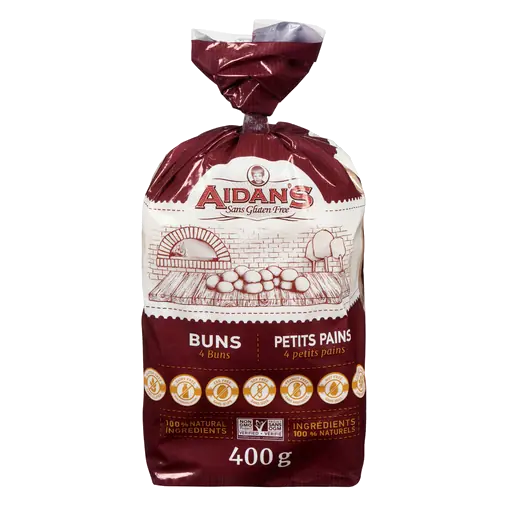 Aidan's Gluten-Free Buns 400 g (frozen)