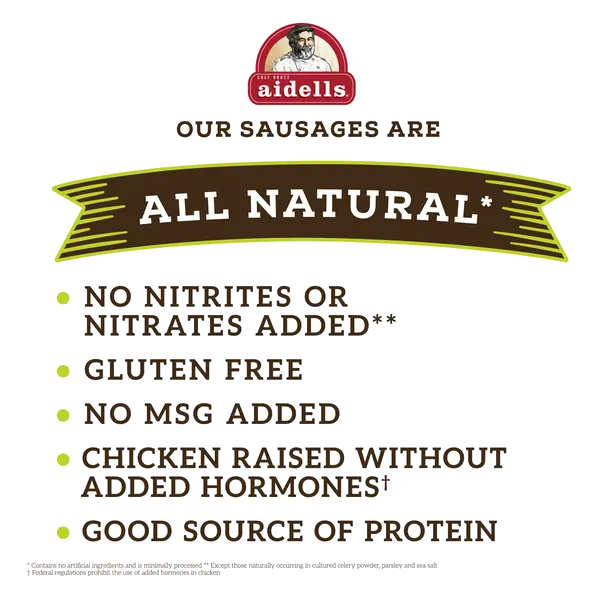 Savory Applewood Smoked Chicken Sausage