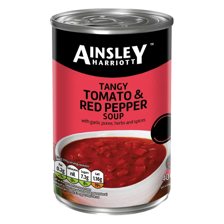 Ainsley Harriott 400g Tangy Tomato & Red Pepper Soup