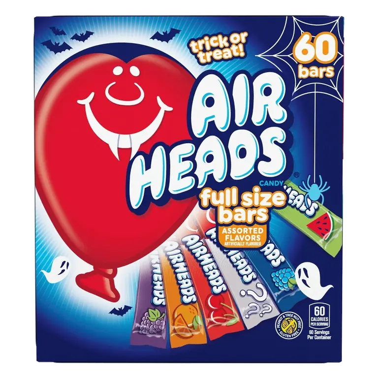 Airheads Full Size Bars Halloween Candy Box, 32.996oz